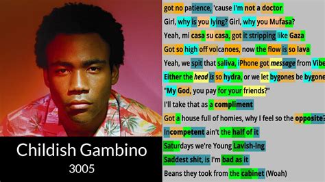 3005 lyrics|3005 childish gambino lyrics.